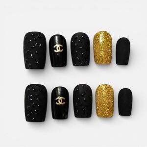 Custom Handmade Reusable Designer Press On Nails